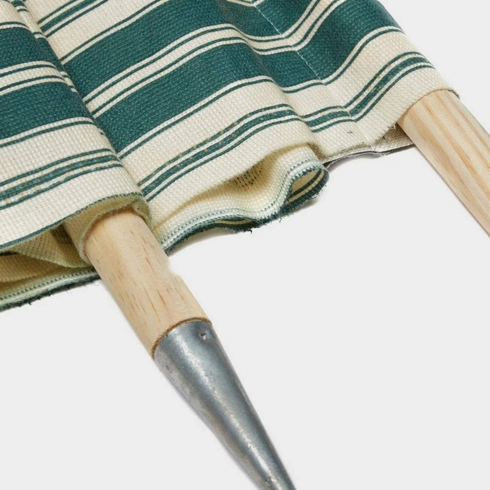 Blue Diamond Traditional 5 Pole Green Stripe Windbreak 4 Blue Diamond Traditional 5 Pole Green Stripe Windbreak - Image 2