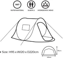 Milestone 2 Person Festival Pop Up Tent 8 Milestone 2 Person Festival Pop Up Tent -Vangos Store 61eUZw IM4L. AC SL1181