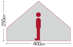 Quest Signature 4m Classic Bell Tent -Vangos Store BELL4 6