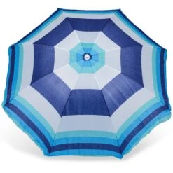Yello Stripped Parasol -Vangos Store BGG1305 yello blue striped parasol top 75949a64 ad2d 4dc0 b220 b54787eab68e