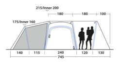 Outwell Airville 6SA Air Tent 2022 -Vangos Store GetImage 18