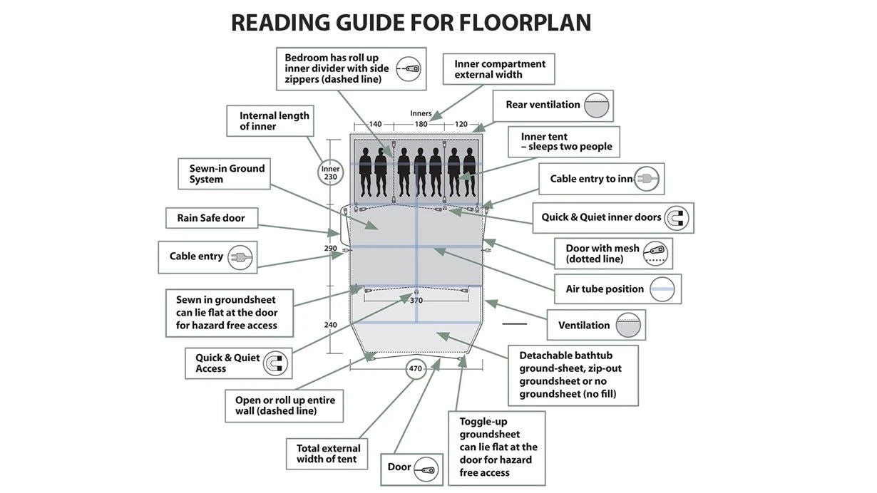 Outwell Lawndale 600 Tent 7 Outwell Lawndale 600 Tent - Image 5