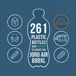 Vango Joro Air 600XL Sentinel Eco Dura Tent -Vangos Store Joro Air 600XL Bottle Count small