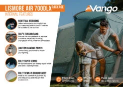 Vango Lismore Air 700DLX Tent Package 20 Vango Lismore Air 700DLX Tent Package -Vangos Store Lismore Air 700DLX Package2