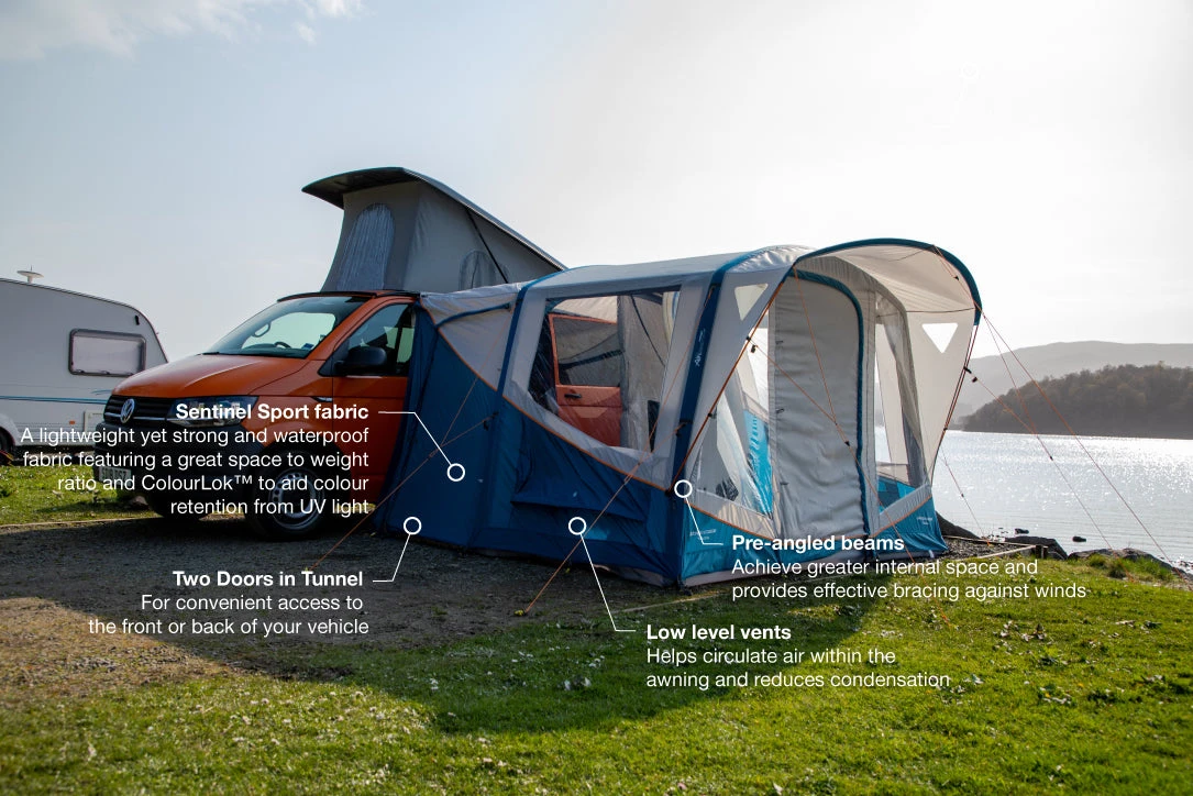 Vango Tolga Air VW Drive Away Awning - Blue 6 Vango Tolga Air VW Drive Away Awning - Blue - Image 4