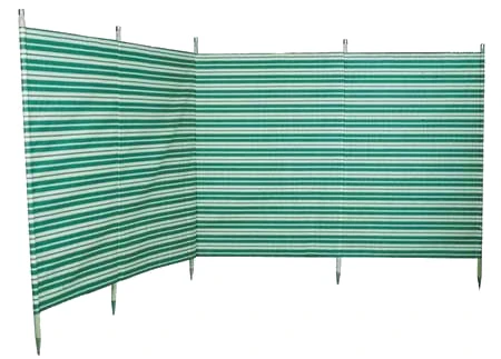 Blue Diamond Traditional 5 Pole Green Stripe Windbreak 3 Blue Diamond Traditional 5 Pole Green Stripe Windbreak