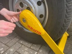 Milenco Wraith 2 Wheel Lock - Caravans 15 Milenco Wraith 2 Wheel Lock - Caravans -Vangos Store Wraith Motorhome Removal 1