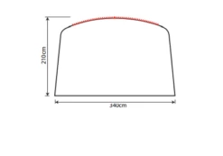 Outdoor Revolution Airedale 5.0s Sun Canopy 8 Outdoor Revolution Airedale 5.0s Sun Canopy -Vangos Store airedale 5s sun canopy drawing 3