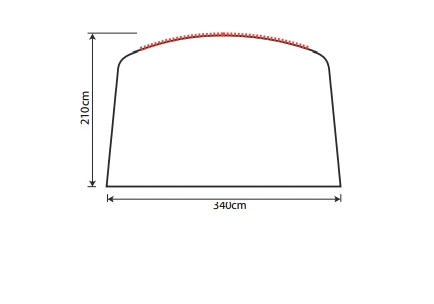 Outdoor Revolution Airedale 5.0s Sun Canopy 5 Outdoor Revolution Airedale 5.0s Sun Canopy - Image 3