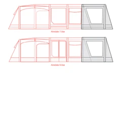 Outdoor Revolution Airedale 7SE And 9SE Front Porch Extension 19 Outdoor Revolution Airedale 7SE And 9SE Front Porch Extension -Vangos Store airedale 7se 9se front porch extension floorplan 3