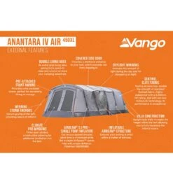 Vango Anantara IV Air 450XL Tent -Vangos Store anantara iv air 450xl 3