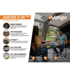 Vango Anantara IV Air 450XL Tent -Vangos Store anantara iv air 450xl 7