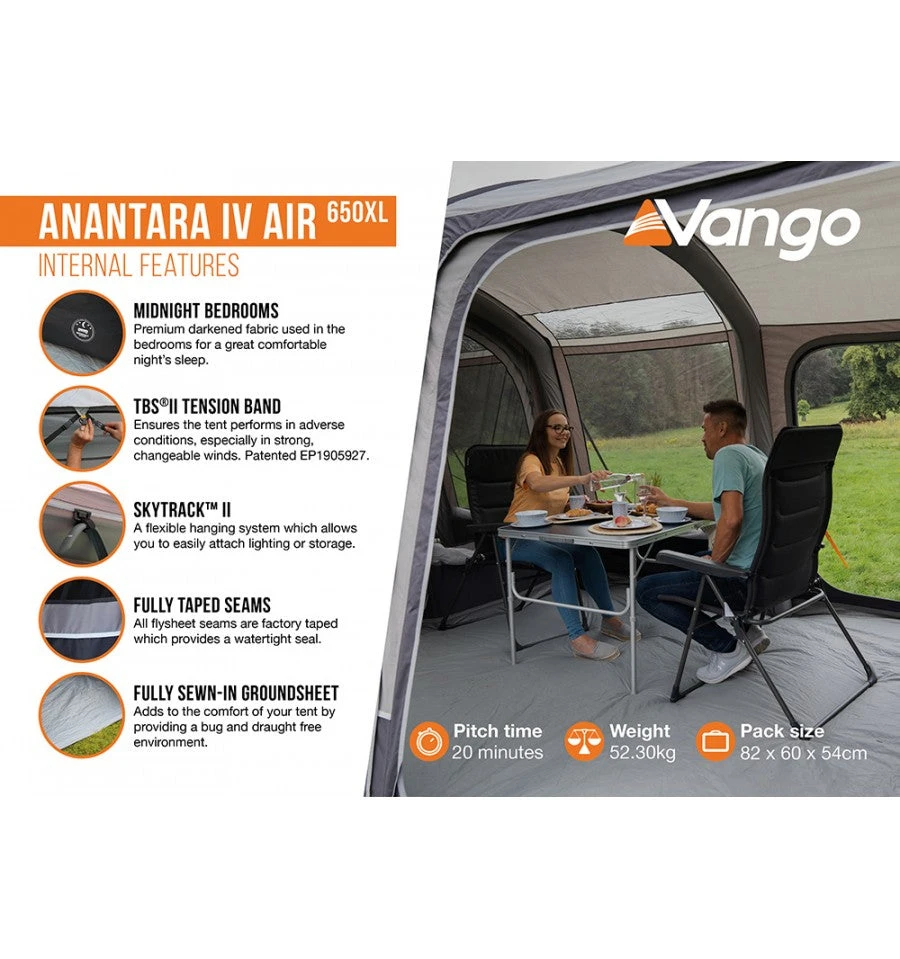 Vango Anantara IV Air 650XL Tent 7 Vango Anantara IV Air 650XL Tent - Image 5