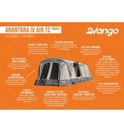 Vango Anantara Air TC 450XL Tent -Vangos Store anantara iv air tc 450xl 3