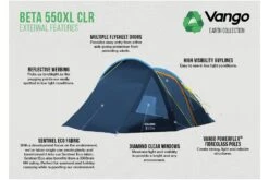 Vango Beta 550XL CLR XL Tent -Vangos Store beta 550xl clr 1