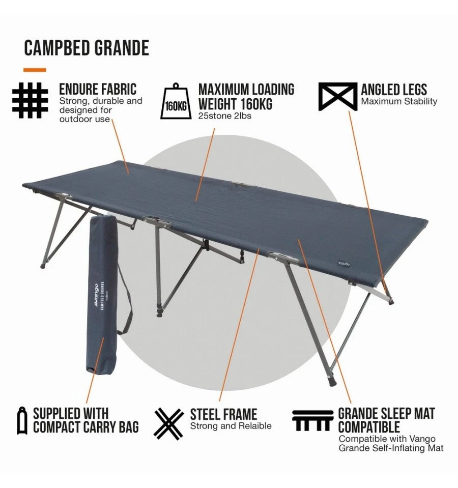 Vango Grande Camp Bed 4 Vango Grande Camp Bed - Image 2