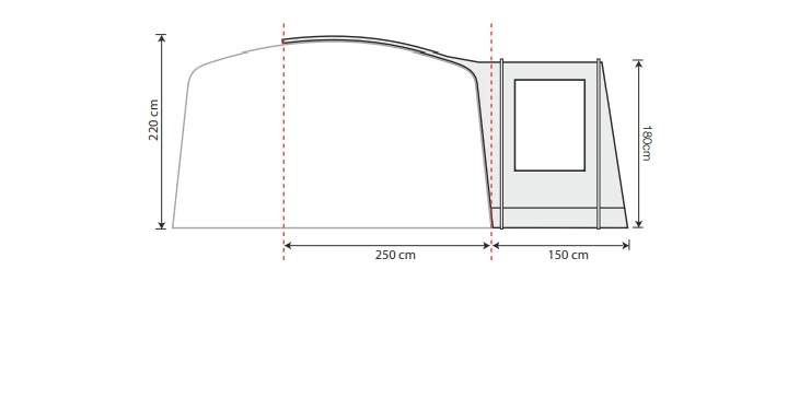 Outdoor Revolution Camp Star Side Porch 4 Outdoor Revolution Camp Star Side Porch - Image 2