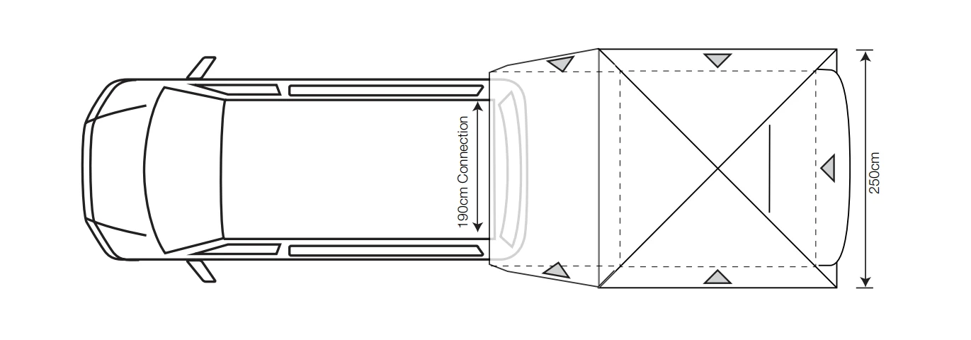 Outdoor Revolution Cayman Tail Driveaway Awning (F/G) 4 Outdoor Revolution Cayman Tail Driveaway Awning (F/G) - Image 2
