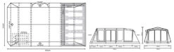 Outdoor Revolution O Zone 6.0XTR Safari Air Tent 9 Outdoor Revolution O Zone 6.0XTR Safari Air Tent -Vangos Store floorplan 2 11