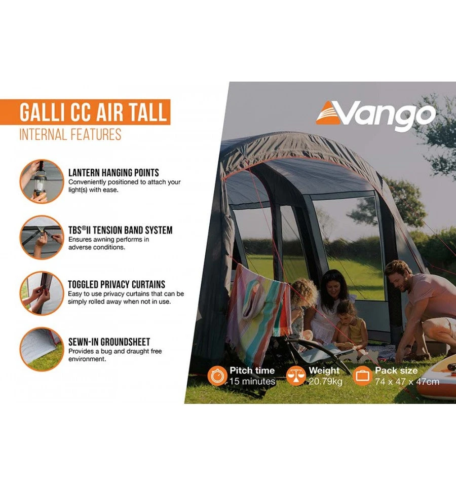 Vango Galli CC Air Tall Drive Away Awning 7 Vango Galli CC Air Tall Drive Away Awning - Image 5