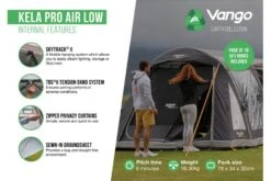 Vango Kela Pro Air Low Drive Away Awning -Vangos Store kela pro air low 2