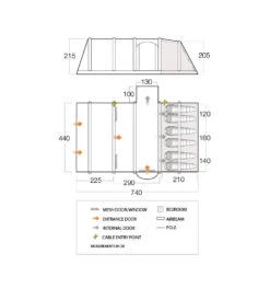 Vango Rome II 650XL Airbeam Tent - With Free Footprint 18 Vango Rome II 650XL Airbeam Tent - With Free Footprint -Vangos Store rome ii air 650xl