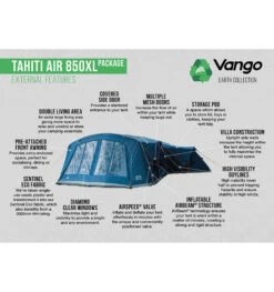 Vango Tahiiti 850XL Airbeam Tent 2023 15 Vango Tahiiti 850XL Airbeam Tent 2023 -Vangos Store tahiti air 850xl 2